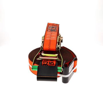 2" x 30' Ratchet Strap w/40891-18 Flat Hooks, With Web Keeper Buckle, 45982-90-30-WK, Picture 2 2" x 30' X-Treme Web Keeper Ratchet Strap w/ Flat Hooks - Ancra Cargo