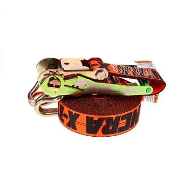 2" x 27' Ratchet Strap, 43120-13 Wire Hooks, With Web Keeper Buckle, 45982-95-27-WK, Picture 2 2" x 27' X-Treme Web Keeper Ratchet Strap w/ Wire Hooks - Ancra Cargo