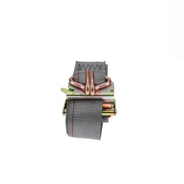 Ancra 2x12 Ratchet Strap with Wire Hook and E fitting- Yellow , 48253-13, Picture 2 2" x 12' Ratchet Strap with Wire Hook and E fitting- Yellow - Ancra Cargo