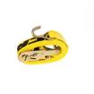 2" Ratchet Strap with Wire Hooks 12' Yellow - Ancra Cargo