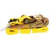 4" x 27' HD Ratchet Straps with Flat Hooks - Ancra Cargo