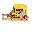 4" x 27' HD Ratchet Strap w/J Hooks - Ancra Cargo