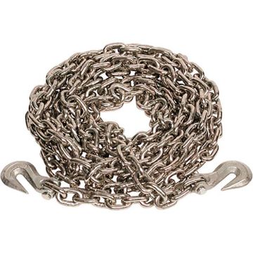 Grade 43 3/8″ x 20′ Chain Assembly Pail - 49958-38-20-SP, Picture 2 Grade 43 3/8″ x 20′ Chain Assembly / Clevis Hooks in Pail - Ancra Cargo