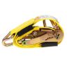 Car Hauler Ratchet Strap w/Cleats, Wire Hooks 2"X102" - Ancra Cargo