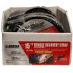 2" x 15' Vehicle Recovery Strap w/HD Keeper Hooks - Ancra Cargo