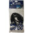 10″ Black Tarp & Canopy Ties - Ancra Cargo