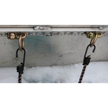 12” Aluminum Beveled Logistic O-Track - XH8003-12PB, Picture 2 12” Aluminum Beveled Logistic O-Track - Ancra Cargo