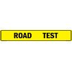 "ROAD TEST US Military Convoy Sign, Aluminum HIP 0.080, 50x8 inches"