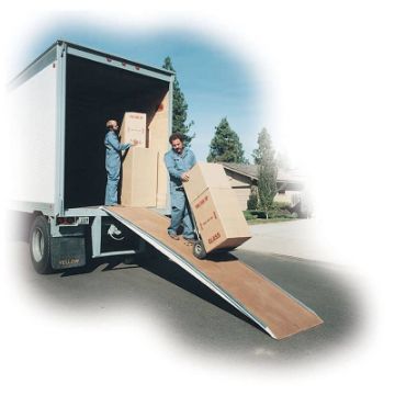 Fiberglass walk ramp for movers or loading trucks with two or four wheel dollies. Vestil FWR-3010-50 Fiberglass Walk Boards - Heavy Duty  - FWR-50