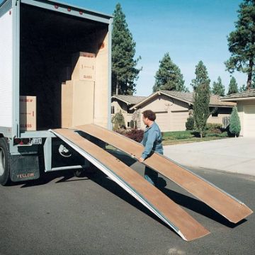 Fiberglass split auto-loader ramp for movers or loading automobile onto trucks. Vestil FAL-3610-50 Fiberglass Split Ramp Autoloader - Heavy Duty  - FAL-50