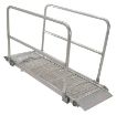 Alum Grip Strut Van Ramps w/Hand Rails - 28" & 38" Wide, Overlap Style - AWR-G