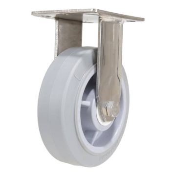 Thermoplastic Rubber Stainless Steel Casters Thermoplastic Rubber Stainless Steel Casters - CST-E-SS-TPR