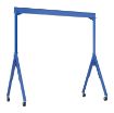 Adjustable Height Steel Gantry Cranes with Total Locking Casters - AHS-TLC