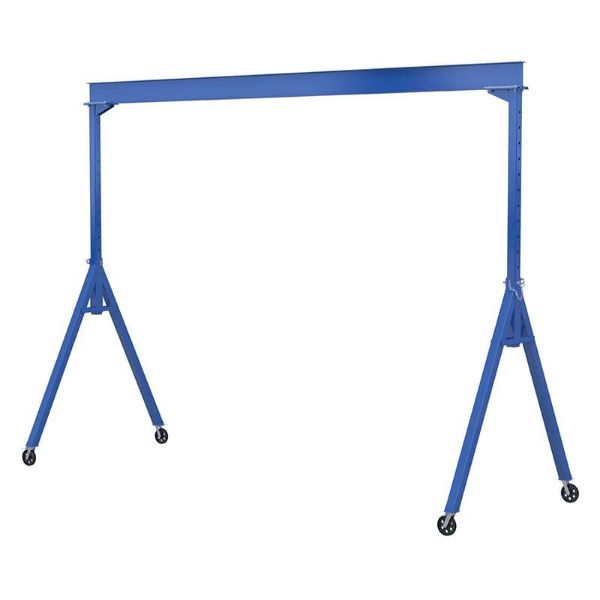 Steel Gantry Cranes, Adjustable w/ V-Groove Casters - AHS-VG