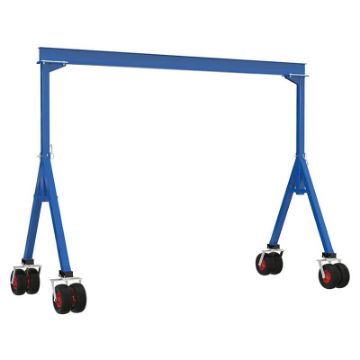 Steel Gantry Cranes with Fixed Height and Pneumatic Casters - FHS-PNU-vestil Fixed height Steel Gantry Cranes - Pneumatic Casters - FHS-PNU