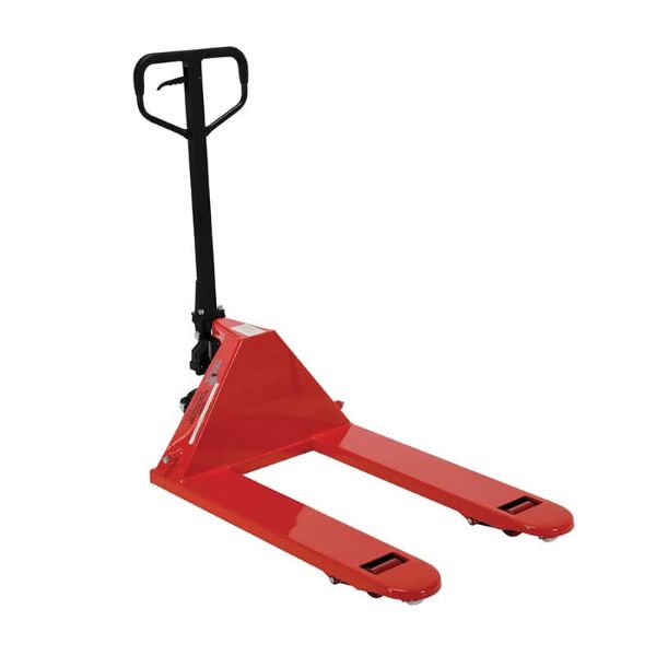 Steel Full Featured Pallet Truck 49-1/2 x 27 x 48-1/2 5500 Cap.  Red - PM5-2736
