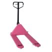 Steel Pallet Truck 63x 27 x 48 5500 Cap.  Pink - PM5-2748-PINK