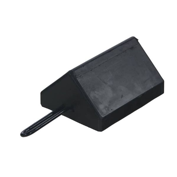 Wheel Chock Molded Rubber 6" Handle - RWC-10-HDL