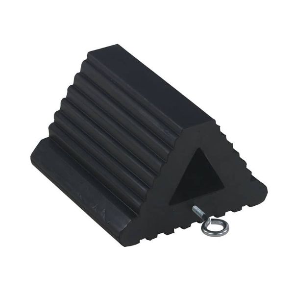 Extruded Rubber Wheel Chock 8.5X 8.5 X 6 - EX-11