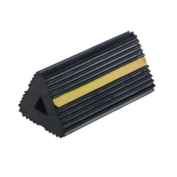 Extruded Rubber Wheel Chock 6.5X12X5.75 - EX-13