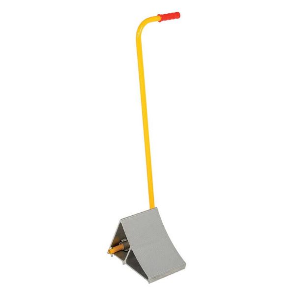 Extruded Aluminum Chock with ergonomic handle. - EALUM-7-H