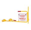 2 Steel Rail Car Chocks with Sign and Handle - SRC/FRC