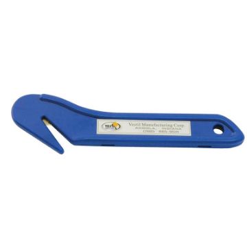 High Density Plastic Stretch Wrap Film Knife 7 In. x 2 In. Blue Stretch Wrap Knife - SW-KNIFE