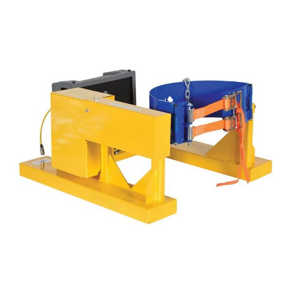 DC Fork Truck Drum Carrier & Rotator 1200 Capacity - DCR-205-12-DC - DCR-205-12-DC