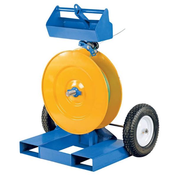 Industrial HD Strapping Cart With Fork Pockets - STRAP-FP