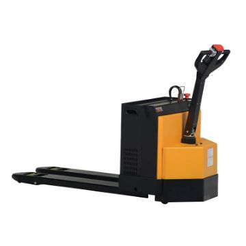Steel Fully Powered Electric Pallet Truck 20 In. x 48 In. 4,500 Lb. Capacity Black Electric Pallet Truck with 4500 lb Capacity 20X48 Forks - EPT-2048-45