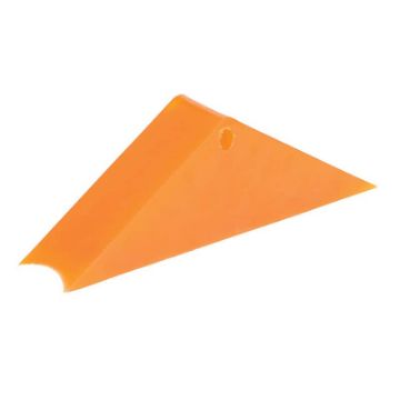 Polyurethane Magnetic Rail Car Wheel Chock 11 In. x 2-1/4 In. x 3-5/8 In. Orange Polyurethane Magnetic Rail Car Wheel Chock, 11 In Wide x 2-1/4 In High x 3-5/8 In Deep, Orange - RC-WC