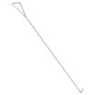 Metal Hook for Dollies, 4 Ft Length, Silver  - Hook-8