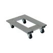 Aluminum Channel Dolly, 18 In Wide x 24 In Long, 900 Lb Capacity, Silver - ACP-1824-9