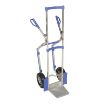 Aluminum Ergonomic Hand Truck, 25 In Wide x 21 In Deep x 52 In High, 350 Lb Capacity, Silver - AMPC-500
