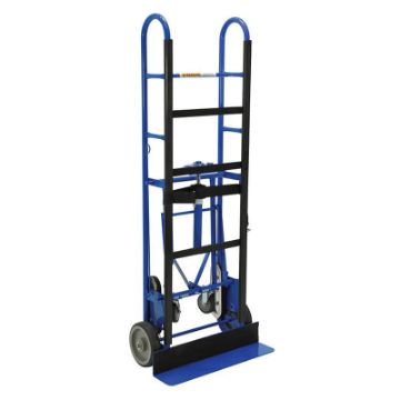 Steel Ratchet Appliance Cart 17 In. x 24 In. x 60 In. 1200 Lb. Capacity Blue Vending -Appliance Cart Ratchet 60 In - APPL-1200-60