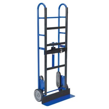 Steel Ratchet Appliance Cart 15 In. x 24 In. x 59 In. 750 Lb. Capacity Blue Appliance Cart Ratchet 750 Lb - APPL-750-B