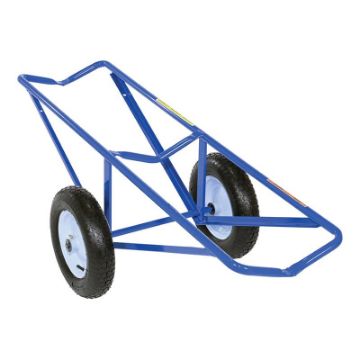 Portable Carpet Dolly with Pneumatic Wheels 61 In. x 26 In. x 20 In. 500 Lb. Capacity Blue Rug Dolly Pneumatic Wheels 61 X 25 - CARPET-45