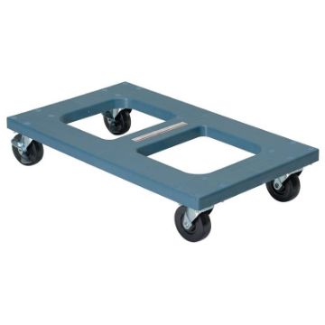Polyethylene Flush Top Dolly 18 In. x 30 In. 1000 Lb. Capacity Blue Polyethylene Dolly Flush Top 18 X 30 - DOL-1830-F