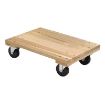 Hardwood Dolly Solid Deck 1.2k Lb 16x24 - HDOS-1624-12
