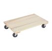 Solid Deck Hardwood Dolly 0.9K 16"X24" - HDOS-1624-9-E