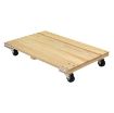 Hardwood Dolly-Solid Deck 0.9k Lb 24x36 - HDOS-2436-9-NM
