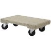 Carpeted Hardwood Dolly 1.2k Lb 16 X 24 - HDOSC-1624-12