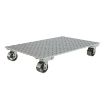 Aluminum Dolly W/Steel Wheels 24x36 - Part# PDA-2436-C-S - PDA-2436-C-S