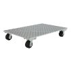 Aluminum Dolly W/Rubber Wheels 24 X 36 - Part# PDA-2436-R-S - PDA-2436-R-S