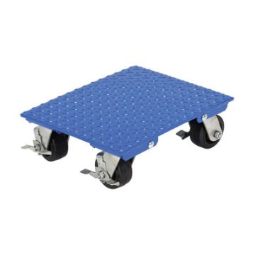 Steel Plate Dolly 24 In. x 30 In. Swivel 1,200 Lb. Capacity Blue Stl Plate Dolly 1200 Cap 24 X 30 Swivel - Part# VPLDO/S-2430-AS - VPLDO/S-2430-AS