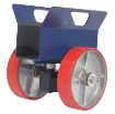 Plate Slab Dolly HD  1.5k Poly/Steel - PLDL-HD-4-8PS - PLDL-HD-4-8PS