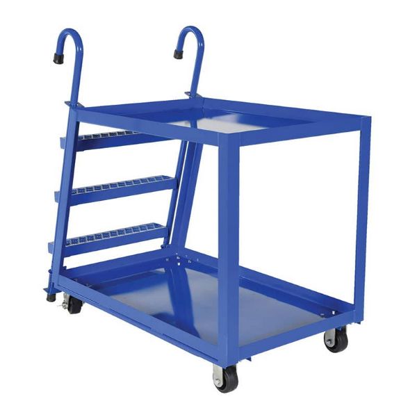 Stock Picker 2 Shelf 28 X 48 Mold/Rubber - SPS2-2848 - SPS2-2848