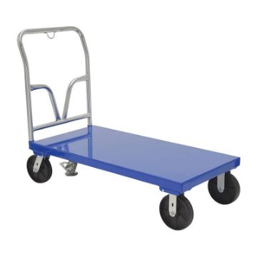 Steel Platform Truck 53-1/2 In. x 24 In. x 40 In. 3,600 Lb. Capacity Blue Vestil Steel Platform Truck 53-1/2 In. x 24 In. x 40 In. 3,600 Lb. Capacity Blue - SPT-2448