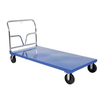 Steel Platform Truck 77-1/2 In. x 36 In. x 40 In. 3,600 Lb. Capacity Blue Vestil Steel Platform Truck 77-1/2 In. x 36 In. x 40 In. 3,600 Lb. Capacity Blue - SPT-3672