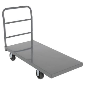 Steel Smooth Deck Platform Truck 24 In. x 48 In. 2000 Lb. Capacity Black Vestil Steel Smooth Deck Platform Truck 24 In. x 48 In. 2000 Lb. Capacity Black  - ECSPT-2448